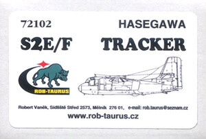 ロブ・トーラス ROB72-102 1/72 S-2E/F トラッカー キャノピー　(ハセガワ用)