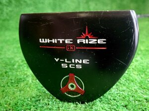 2△3-579 パター【ODYSSEY/オデッセイ】WHITE RIZE ix　V-LINE 5CS　右利き用　33インチ[店頭引き渡し可/札幌/伏見店]