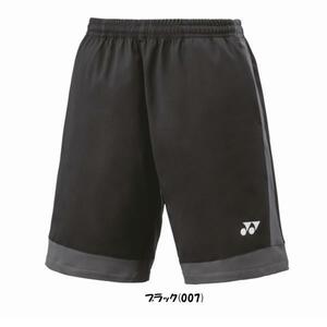 定価5720円 L ヨネックス YONEX メンズ ゲームパンツ バドミントン テニス 軟式 硬式 ブラック 黒 スポーツ ユニフォーム ズボン 短パン