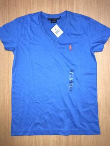 新品 XS ラルフローレン 半袖Tシャツ レディースS ブルー　半袖 Tシャツ