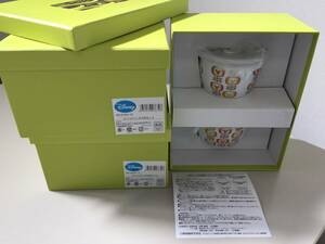 ♪【未使用品】Disney MICKEYMOUSE ディズニー ミッキーマウス レンジパック2点入 3箱セット 保存容器 キッチン 三郷陶器(NF240427)252-217