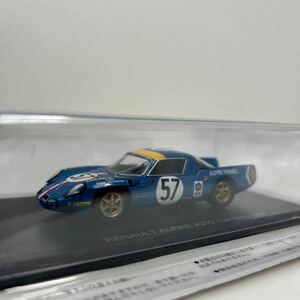 アシェット ル・マン 24時間レース カーコレクション RENAULT ALPINE A210 1968年 #57 ルノー アルピーヌ spark 1/43 ミニカー モデルカー