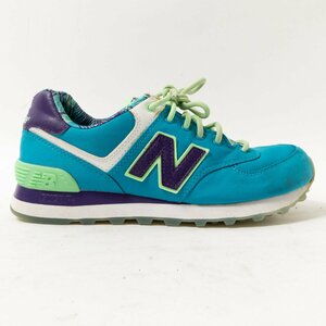 NEW BALANCE 574 ENCAP スニーカー ニューバランス ブルーxグリーン カジュアル ローカット 靴 シューズ 男女兼用 ユニセックス 23.5cm