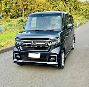 極美車★R6年式1月★ホンダ★NBOX Custom★ L・ターボ グレーメタリック★ 車検2年★走行3077KM★ETC★電動パーキングブレーキ