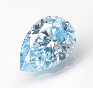 【１００円～】0.303ｃｔ 天然ダイヤ Fancy Intense Blue(トリート)SI2　PS