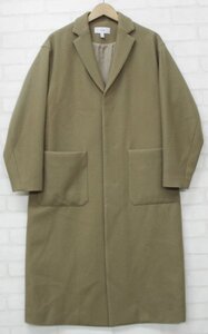 2J3575■HYKE 172-17122 022 WOOL SHOP COAT ハイク ウールショップコート