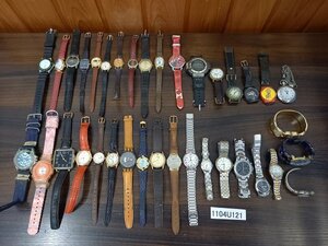 1104U121　腕時計　懐中時計　ジャンク品　おまとめ36点　CASIO　フォリフォリなど ※動作未確認