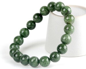 クロムダイオプサイド Chrome Diopside 透輝石 とうきせき ブレスレット Bracelet パワーストーン 玉サイズ10mm 天然石