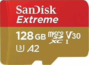 サンディスク エクトリーム microSDXC UHS-Iカード(128GB)