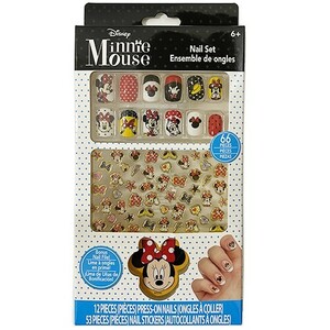 送料込 ミニー キッズ ネイルチップ ネイルシール セット 17684 Minnie グッズ ネイル ネイルグッズ つけ爪 つけづめ おしゃれ 子供 女の子