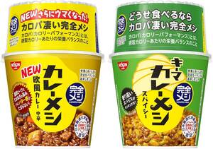 【完全メシ】 日清食品 カレーメシ 欧風カレー 6食 キーマカレーメシ スパイシー 6食 計12食セット たんぱく質 食物繊維