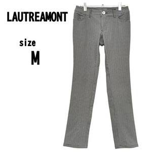 【M(38)】LAUTREAMONT ロートレアモン レディース 千鳥柄 パンツ