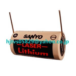 純正 新品 SANYO サンヨー CR17335SE 3V PLC リチウム電池 交換用 電池 リチウム電池 3V 1800mAh 非充電式電池 はんだ付けラグ