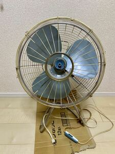 昭和レトロ 羽根40cm FUJI FAN 富士電機 扇風機 アンティーク ヴィンテージ 当時物 ビンテージ FUJIDENKI SILENT FAN