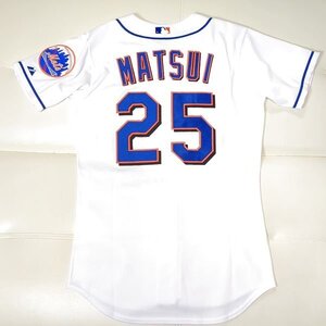 USA製 ニューヨーク・メッツ 松井稼頭央 #25 オーセンティック ユニフォーム 40 マジェスティック New York Mets MLB MAJESTIC