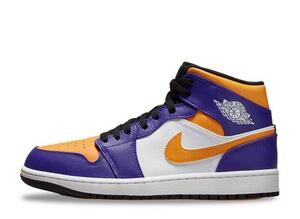 Nike Air Jordan 1 Mid "Lakers" 27.5cm DQ8426-517