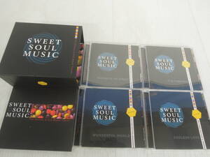 ♪【555】 まとめＣＤ 洋楽 SWEET SOUL MUSIC ＣＤ4枚＋ブックレット ※ディスク未検品・ジャンク品扱い■ ６０