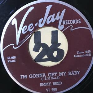 1958年シカゴ・ブルース JIMMY REED I’M GONNA GET MY BABY / ODDS AND ENDS 両面EX+ 