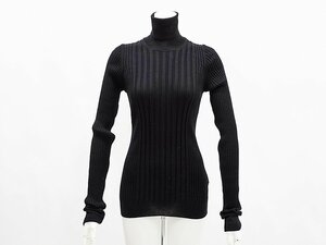 ◆【Maison Margiela 4 メゾンマルジェラ4】ウール タートルネック ニット ブラック S