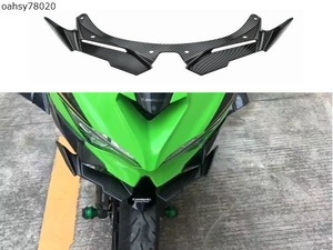 カワサキZX-25R ZX25R ZX25 rフロントオートバイ空力フェアリング【カーボン風デザイン】