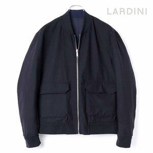 ◆【LARDINI(ラルディーニ)/春夏/撥水ウールストレッチトロピカルリバーシブルボンバージャケット】[ldn2450331-50]