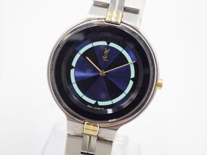 355954【1円スタート】 YVES SAINT LAURENT イヴ サンローラン 稼動品 YSL 9620-H13847Y メンズ 時計 クオーツ ケース32mm