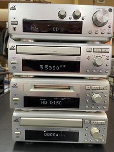 SANSUI ステレオ　R11 C11 M11 D11 山水　通電確認のみ　ジャンク　キズ・汚れ有り　CD MD カセット