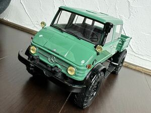 1/18 Mercedes Unimog 416 Doka,dark green,black Premium ClassiXXs, 1:18 メルセデス　ウニモグ　ダークグリーン