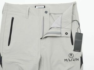 正規★MARK&LONA マーク＆ロナ★CHARLE CHINO 七分丈シャルルチノテープパンツ★50★XLサイズ【MBM-9A-AT35】グレー灰【本物保証】限定1着