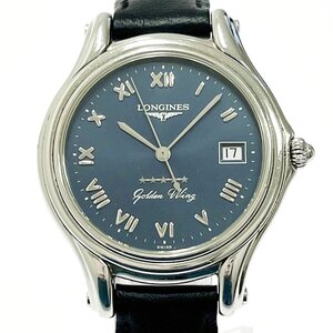 【1円スタート】LONGINES ロンジン L3.606.4 ゴールデンウィング SS クオーツ ボーイズ腕時計 394487