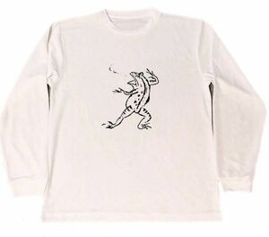 わけあり　鳥獣戯画　ドライ　ロング　Tシャツ　ロンT　カエル　アニマル　グッズ　蛙　アート　名画　わけあり品