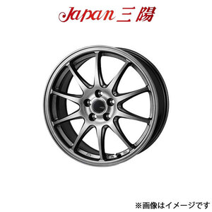 ジャパン三陽 ザック JP-202 アルミホイール 1本 アコード CL7/CL8/CL9(17×7.0J 5-114.3 INSET53 ブラックシルバー)Japan三陽 ZACK JP-202