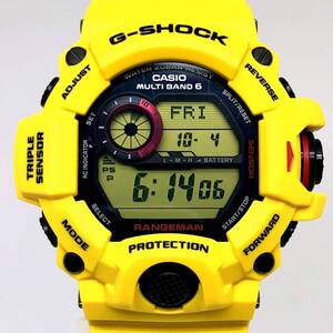 G-SHOCK ジーショック 【ITNDW3M4AK2Q】 GW-9430EJ-9 RANGEMAN 30周年記念 ライトニングイエロー レンジマン 電波ソーラー 2013年11月発売