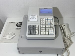 【カギなし】SHARP　シャープ　XE-A280　電子レジスタ　簡易チェックのみ　2013年製　説明書付き　店舗用品