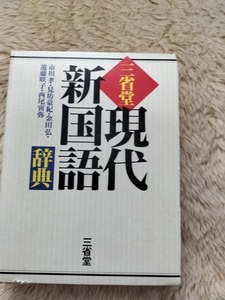 市川孝・見坊豪紀・金田弘・進藤咲子・西尾寅弥著 現代新国語辞典 三省堂