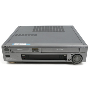 【中古】SONY Hi8＆VHSダブルビデオデッキ WV-H5 [管理:30312405]