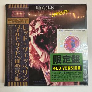 LED ZEPPELIN / WILD WEST SIDE “Complete!”1971 Vancouver 4CD Limited Edition Empress Valley Supreme disk 世界初登場音源！完全！