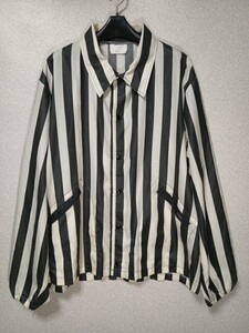 ヴィンテージ　vtg USA製　Cliff Keen ATHLETIC 黒x白　ストライプ　レフリー　ナイロンコーチジャケット　XL　