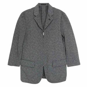 COMME des GARCONS HOMME HOMME コムデギャルソンオムオム AD2000 IJ-04008S フロントジップ 総柄 テーラード ジャケット【中古】