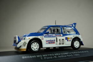 1/43 ポンド RAC 3位 SKID MG METRO 6R4 groupB #10 Pond 1985 RAC メトロ グループB CV computervision ローバー ウィリアムズ williams 