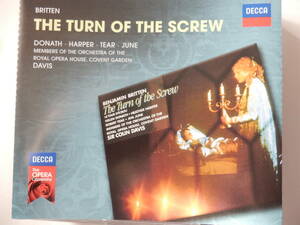 2CD/ブリテン: 歌劇 - ねじの回転/Britten - The Turn Of The Screw - Philip Langridge, Helen Donath, Heather Harper/Royal Opera House