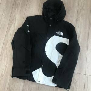 2020AW Supreme THE NORTH FACE S Logo Mountain Jacket シュプリーム ノースフェイス マウンテンジャケット パーカー 黒 Lサイズ