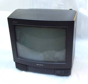 SONY ソニー TRINITRON トリニトロン ブラウン管カラーテレビ　KV-14GP1 動作確認済 日本製 リモコン付き レトロ家電