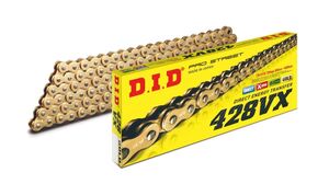 DID 428VX-132L ZJ(カシメ) GOLD 4525516378772 大同工業株式会社 D.I.D バイクチェーン