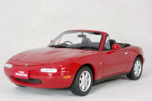 ● 1/18 ユーノス 〓 ロードスター ( NA ) / レッド 〓 EUNOS Mazda Roadster