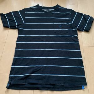 ☆Hurley ボーダーTシャツ メンズ S プレミアムフィット半袖Tシャツ　ハーレー　バイク