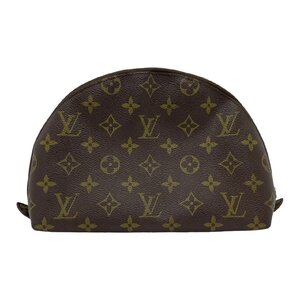 USED LOUIS VUITTON ルイヴィトン モノグラム トゥルース・ドゥミ・ロンド M47520 ポーチ ブラウン系 小物入れ マルチケース ジャンク