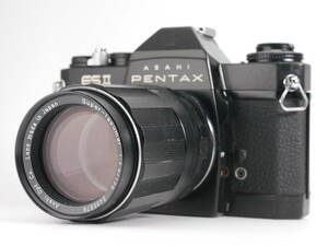 ★訳あり実用品★ PENTAX ペンタックス ES II ブラック SMC 3.5 135mm レンズセット シャッターOK #R1359#0#0053