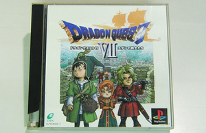 PS用ゲームソフト『ドラゴンクエストVII エデンの戦士たち』ケース破損あり【中古品】