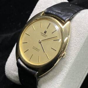 1円～ 6T30131224 UNIVERSAL GENEVE ユニバーサル ジュネーブ GILT SHADOW ギルトシャドウ AT 自動巻き メンズ 腕時計 純正ベルト 稼働OK